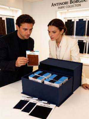 从“看图下单”到“触手可及”：一份实物样册，如何让你的面料销量翻倍